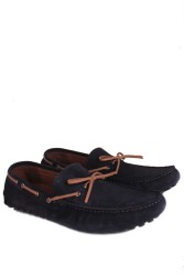 Fitbas 852223 429 Erkek Lacivert Süet Büyük Numara Loafer - Thumbnail