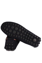 Fitbas 852223 429 Erkek Lacivert Süet Büyük Numara Loafer - Thumbnail