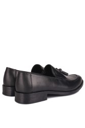 Fitbas 860012 014 Erkek Siyah Deri Klasik Ayakkabı - Thumbnail