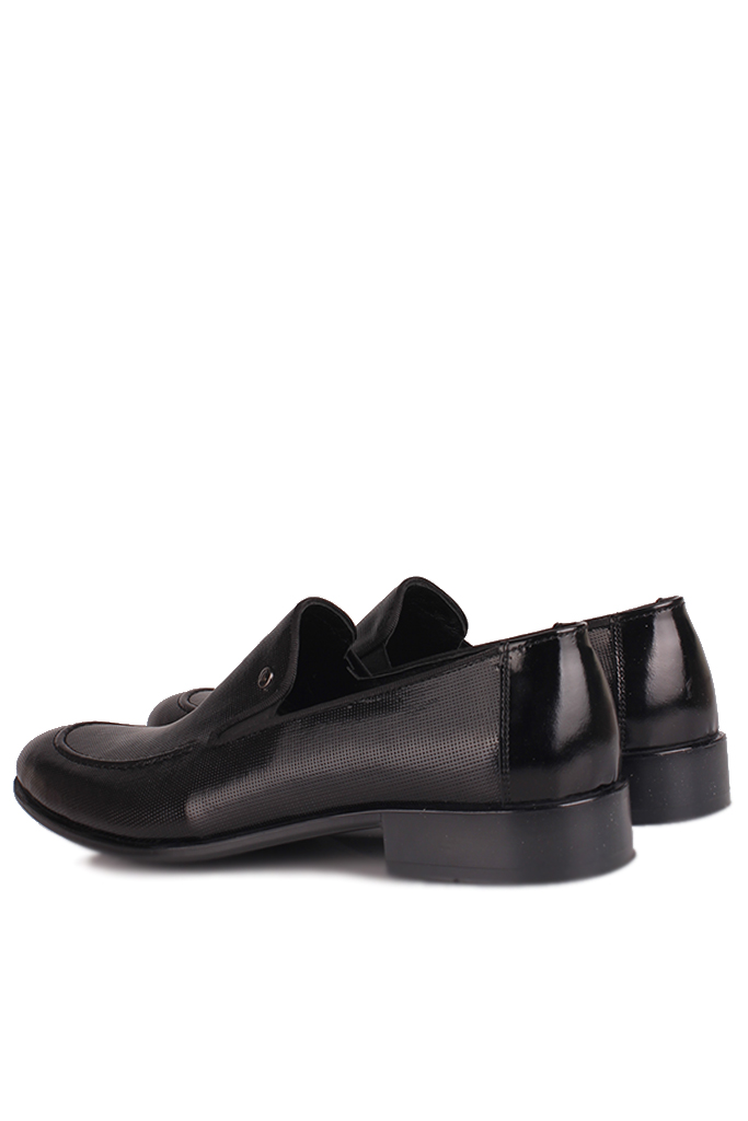 Fitbas 860013 015 Erkek Siyah Deri Klasik Ayakkabı