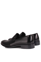 Fitbas 860013 015 Erkek Siyah Deri Klasik Ayakkabı - Thumbnail