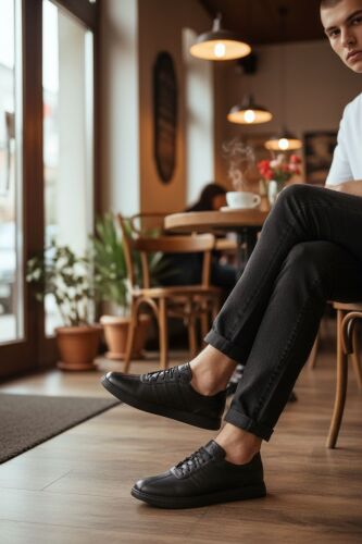 Fitbas 914111 014 Erkek Siyah Büyük Numara Ayakkabı - Fitbas (1)