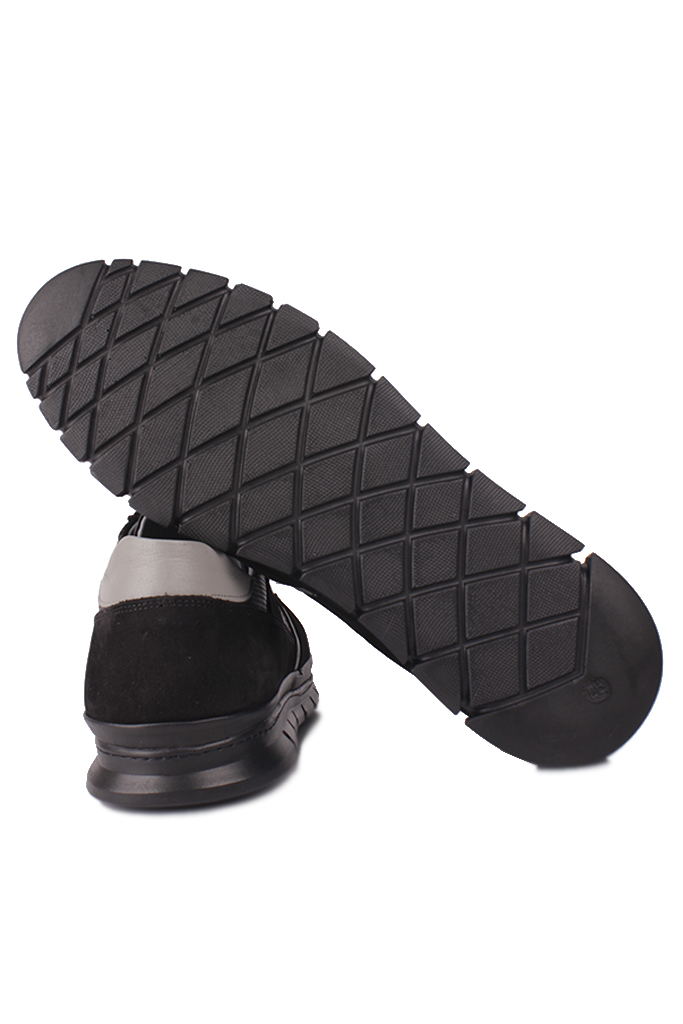 Fitbas 914352 015 Erkek Siyah Deri Büyük Numara Ayakkabı