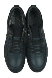 Fitbas 914408 424 Erkek Lacivert Deri Kışlık Büyük Numara Ayakkabı - 5