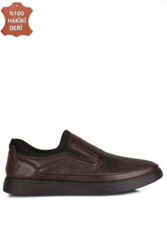 Fitbas 914508 232 Erkek Kahve Deri Büyük Numara Ayakkabı - Fitbas