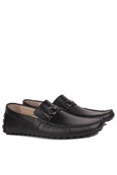 Kalahari 352920 014 Erkek Siyah Büyük Numara Loafer - Thumbnail