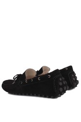 Kalahari 352921 008 Erkek Siyah Süet Büyük Numara Loafer - Thumbnail