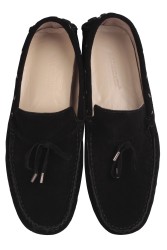 Kalahari 352921 008 Erkek Siyah Süet Büyük Numara Loafer - Thumbnail