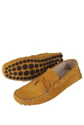 Kalahari 352921 122 Erkek Sarı Süet Büyük Numara Loafer - 4