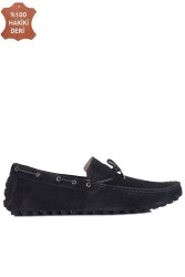 Kalahari 352921 427 Erkek Lacivert Süet Büyük Numara Loafer - 1