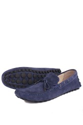 Kalahari 352921 428 Erkek Lacivert Süet Büyük Numara Loafer - 5