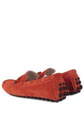 Kalahari 352921 534 Erkek Turuncu Süet Büyük Numara Loafer - Thumbnail