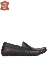 Kalahari 352922 014 Erkek Siyah Büyük Numara Loafer - Thumbnail