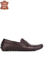 Kalahari 352923 232 Erkek Kahve Büyük Numara Loafer_ - Thumbnail