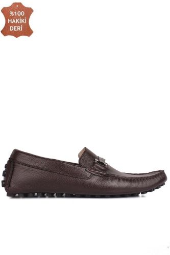 Kalahari 352923 232 Erkek Kahve Büyük Numara Loafer_