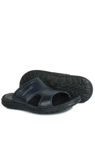 Fitbas - Kalahari 850182 424 Men Navy Blue Khakiki Genuine Leather Sandal (1)