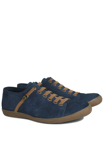 Fitbas - Fitbas 850660 442 Erkek Lacivert Süet Büyük Numara Loafer (1)