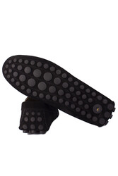 Fitbas 852221 008 Erkek Siyah Süet Büyük Numara Loafer - Thumbnail
