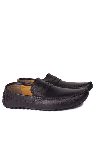 Fitbas - Fitbas 852221 014 Erkek Siyah Deri Büyük Numara Loafer (1)