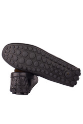Fitbas 852221 014 Erkek Siyah Deri Büyük Numara Loafer - Thumbnail
