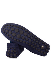 Fitbas 852221 427 Erkek Lacivert Süet Büyük Numara Loafer - Thumbnail