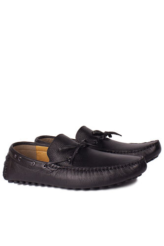 Fitbas - Fitbas 852223 014 Erkek Siyah Deri Büyük Numara Loafer (1)