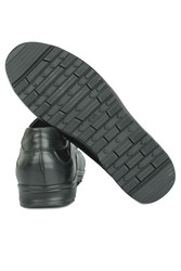 Fitbas 914400 014 Erkek Siyah Deri Kışlık Büyük Numara Ayakkabı - Thumbnail