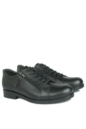 Fitbas - Fitbas 914402 014 Erkek Siyah Deri Kışlık Büyük Numara Ayakkabı (1)