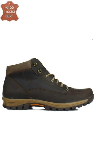 Fitbas 914462 035 Erkek Kahve Deri Büyük Numara Bot