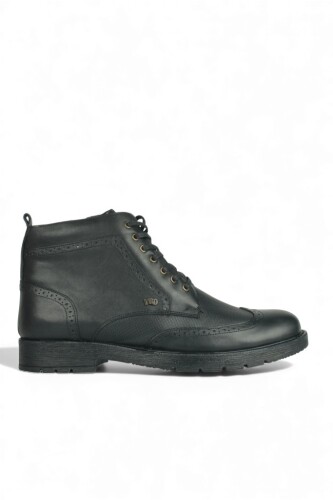 Kalahari 914464 014 Men Black Genuine Leather Boot - Fitbas