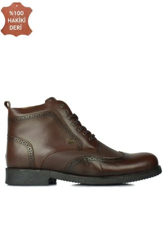 Kalahari 914464 032 Men Brown Genuine Leather Boot - Fitbas