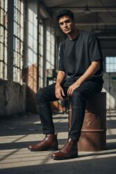 Fitbas 914464 032 Erkek Kahve Deri Büyük Numara Bot - 2