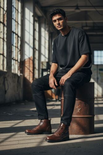 Fitbas 914464 032 Erkek Kahve Deri Büyük Numara Bot - Fitbas (1)