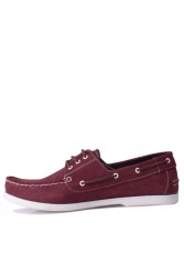 Fitbas 737001 662 Erkek Bordo Nubuk Günlük Büyük Numara Ayakkabı - Thumbnail