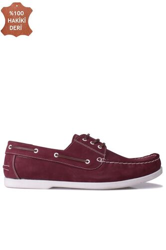 Fitbas 737001 662 Erkek Bordo Nubuk Günlük Büyük Numara Ayakkabı