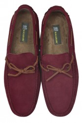 Fitbas 850223 627 Erkek Bordo Süet Büyük Numara Loafer - 4