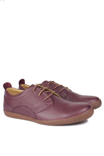Fitbas - Fitbas 850641 662 Erkek Bordo Deri Büyük Numara Loafer (1)