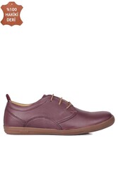 Fitbas 850641 662 Erkek Bordo Deri Büyük Numara Loafer - 1