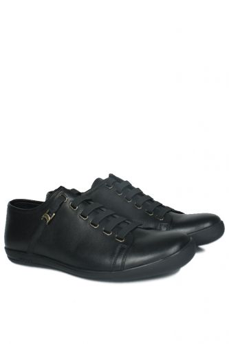 Fitbas - Fitbas 850660 013 Erkek Siyah Deri Büyük Numara Loafer (1)