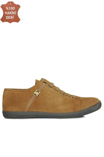 Fitbas 850660 162 Erkek Taba Süet Büyük Numara Loafer