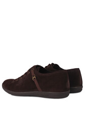 Fitbas 850660 242 Erkek Kahve Süet Büyük Numara Loafer - Thumbnail