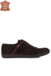 Fitbas 850660 242 Erkek Kahve Süet Büyük Numara Loafer - Thumbnail