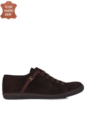 Fitbas 850660 242 Erkek Kahve Süet Büyük Numara Loafer
