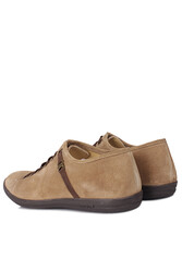 Fitbas 850660 345 Erkek Mink Süet Büyük Numara Loafer - Thumbnail