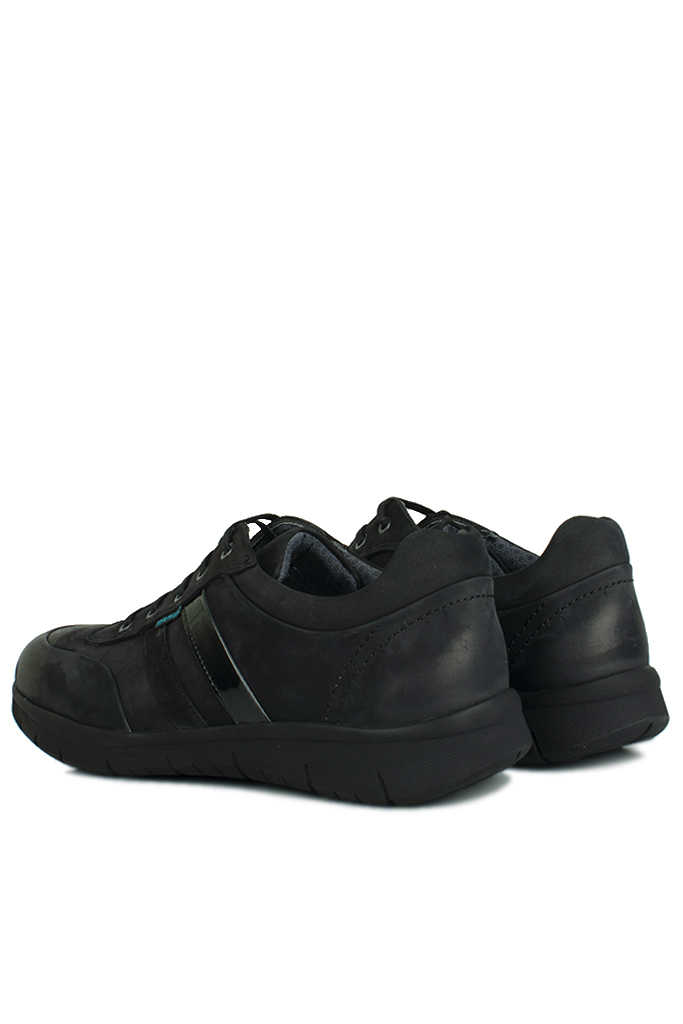 King Paolo 8221 008 Erkek Siyah Günlük Büyük Numara Ayakkabı