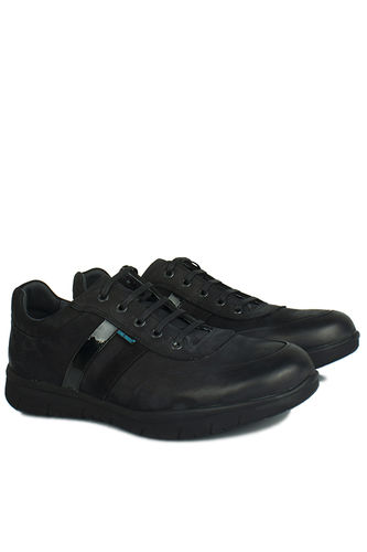 King Paolo - King Paolo 8221 008 Men Black Casual Shoes (1)