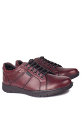King Paolo 8230 624 Erkek Bordo Günlük Büyük Numara Ayakkabı - Thumbnail