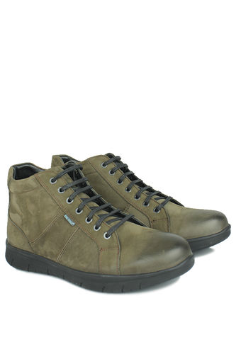 King Paolo - King Paolo 8248 677 Men Khaki Genuine Leather Boot (1)