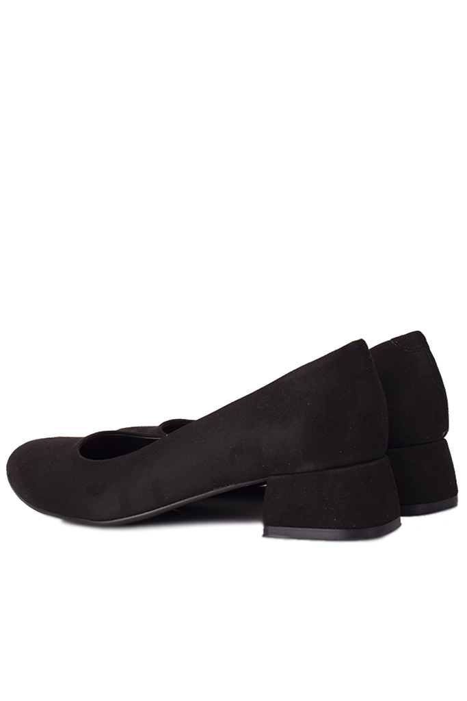 Fitbas 111301 008 Kadın Süet Siyah Büyük & Küçük Numara Ayakkabı