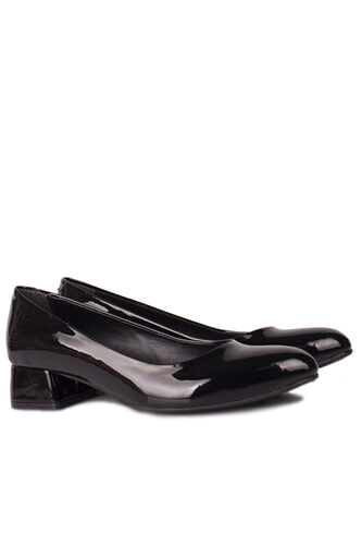 Fitbas - Fitbas 111301 020 Kadın Siyah Rugan Büyük & Küçük Numara Ayakkabı (1)